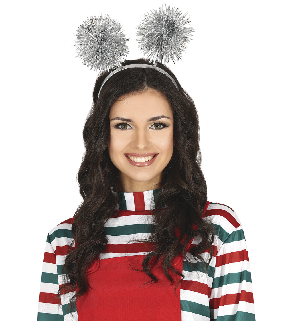 Čelenka - třásněmi stříbrná