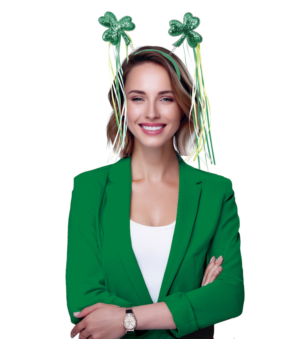 Čelenka - Sv. Patrik čtyřlístky