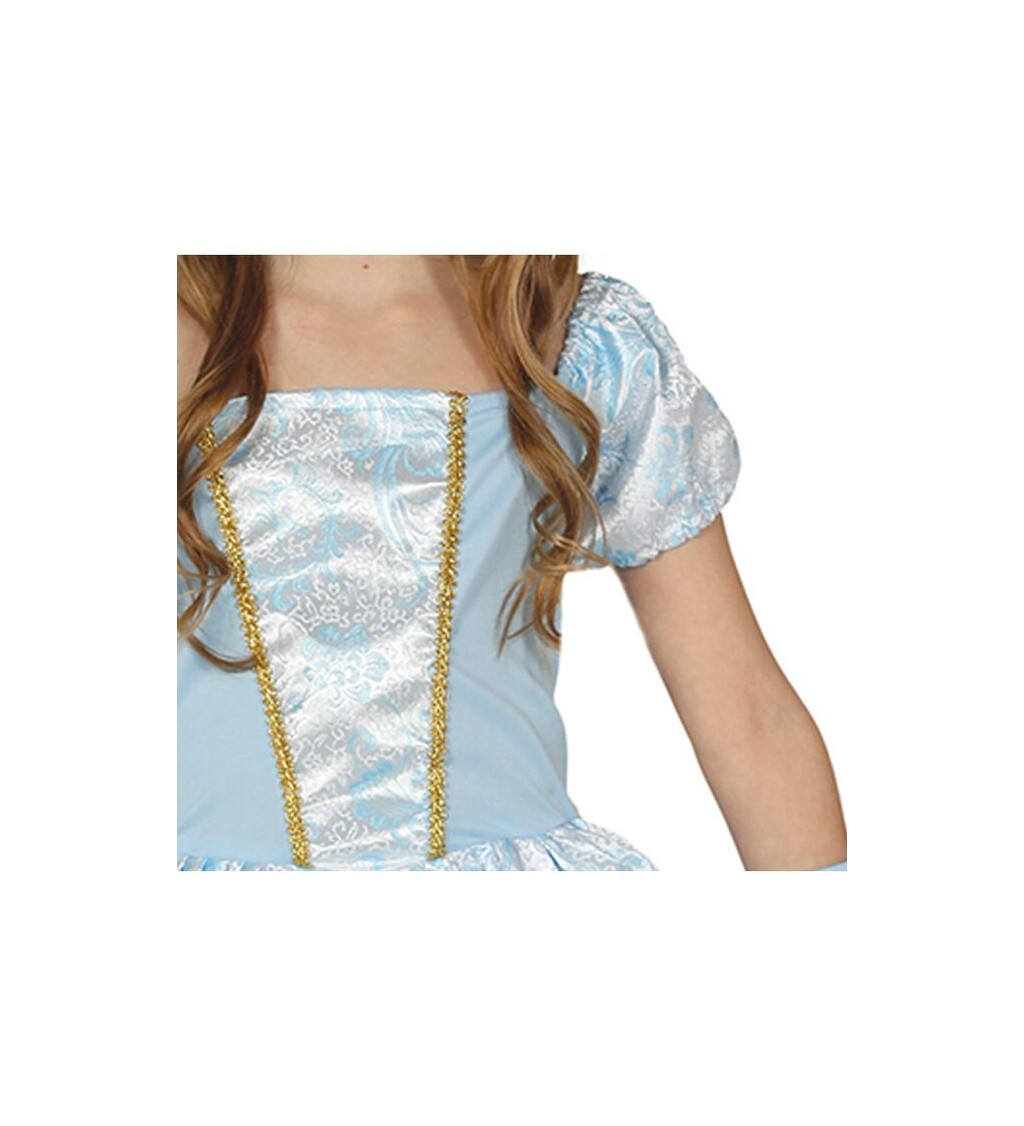 Dětský kostým - Modrá princezna
