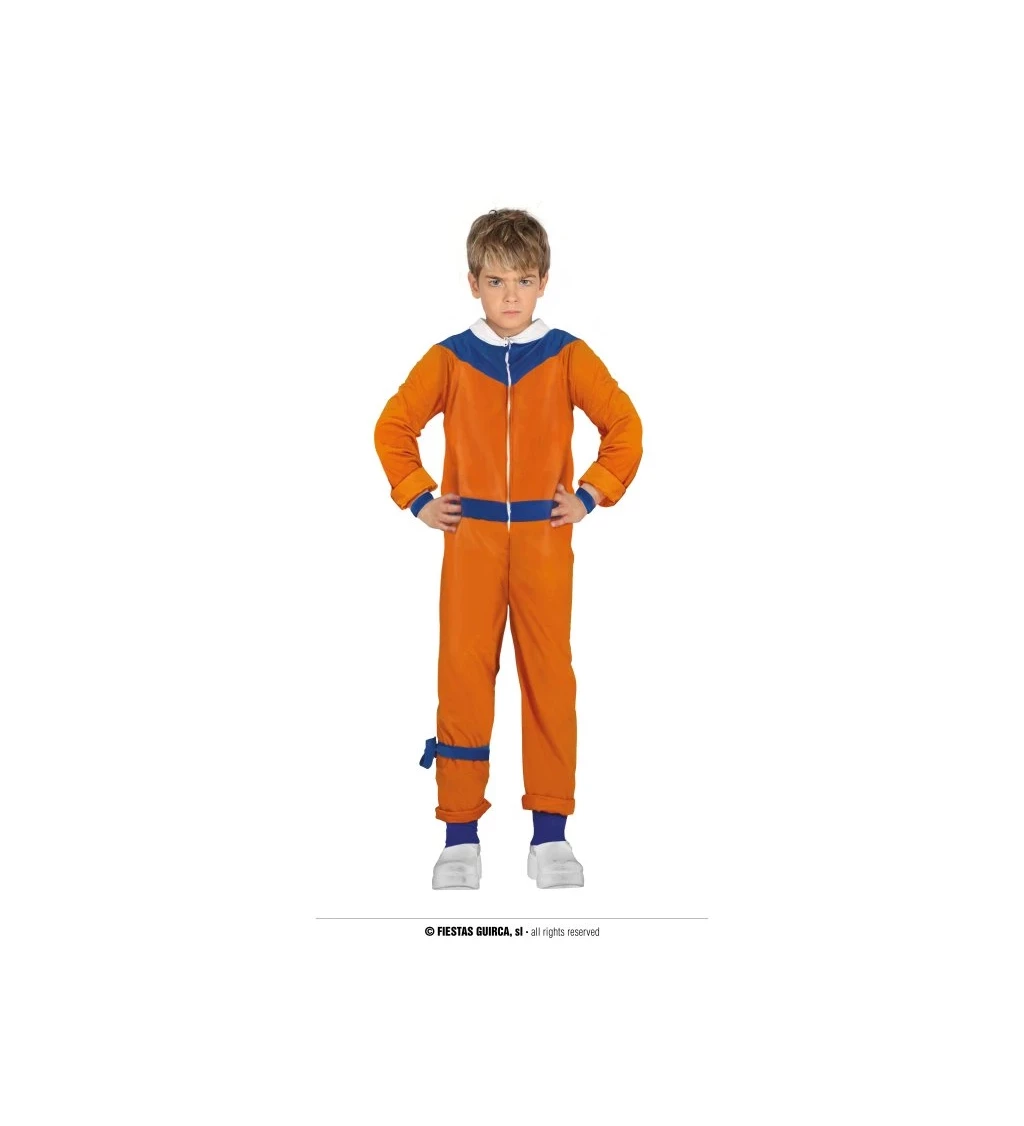Dětský kostým - oranžový ninja