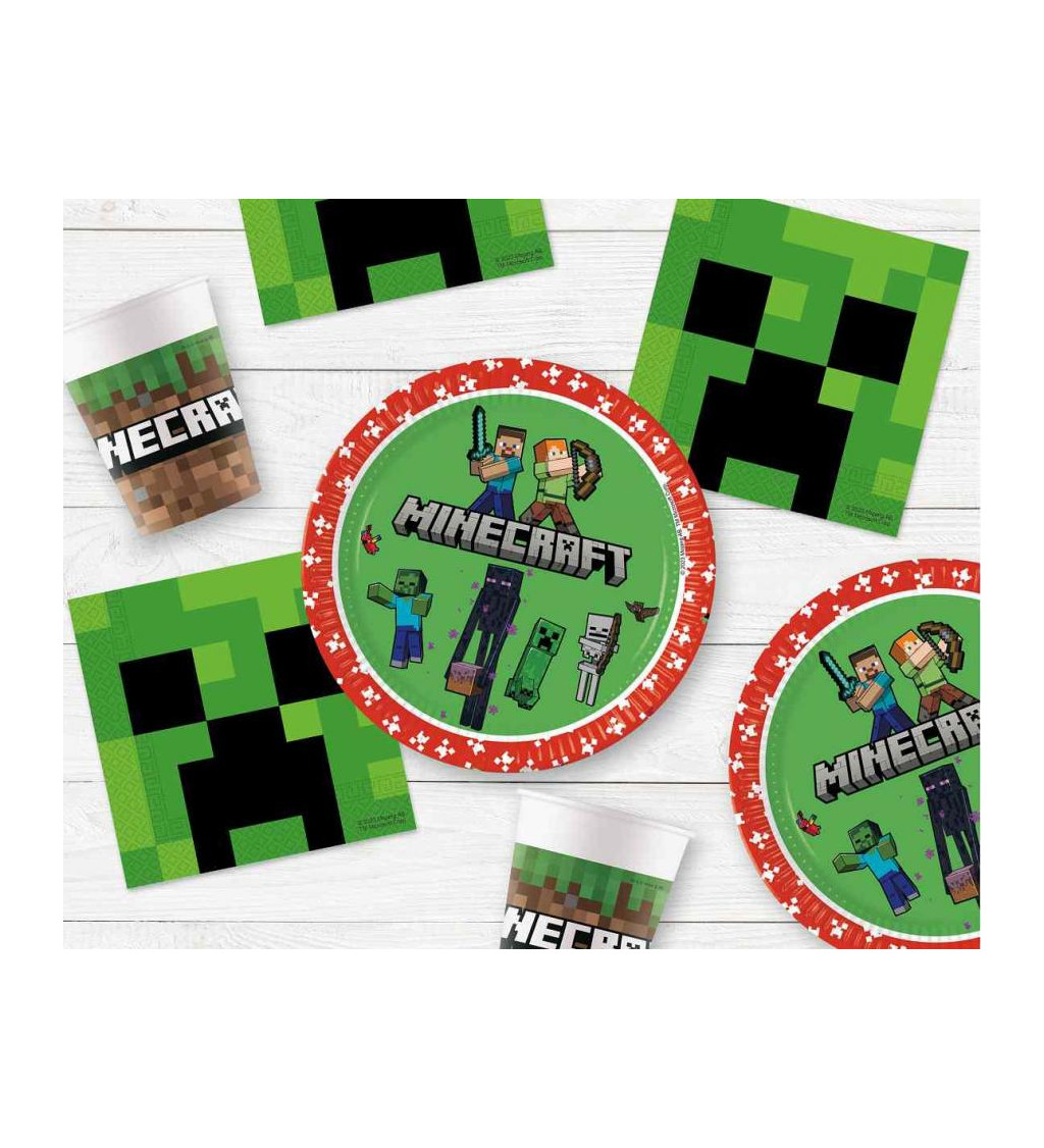 Papírové ubrousky - Minecraft, 20 ks