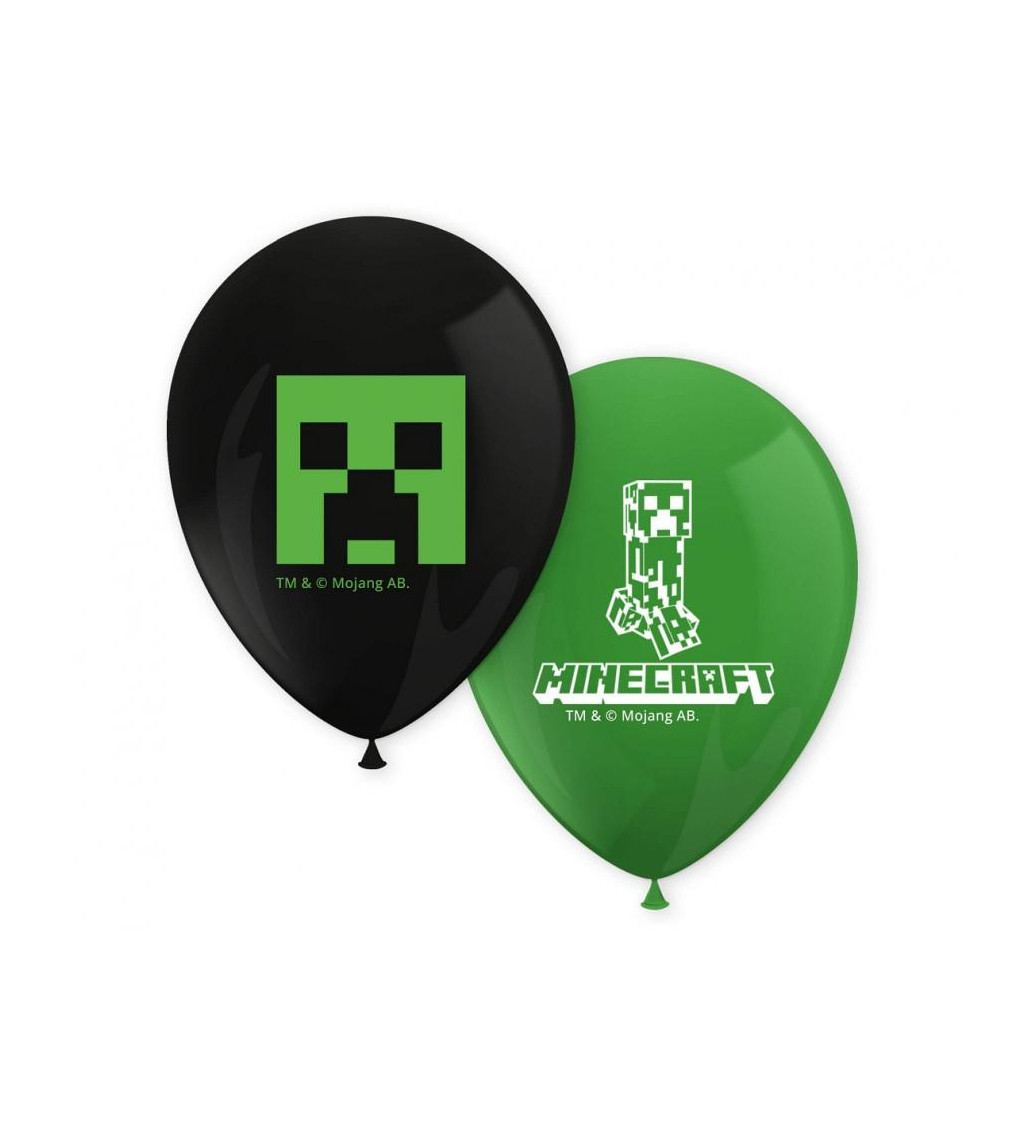 Sada balónků - Minecraft