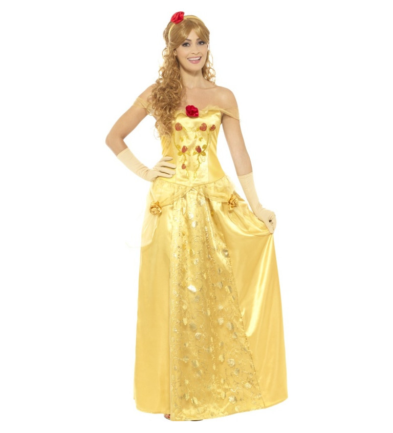 Kostým Princezny - žluté šaty