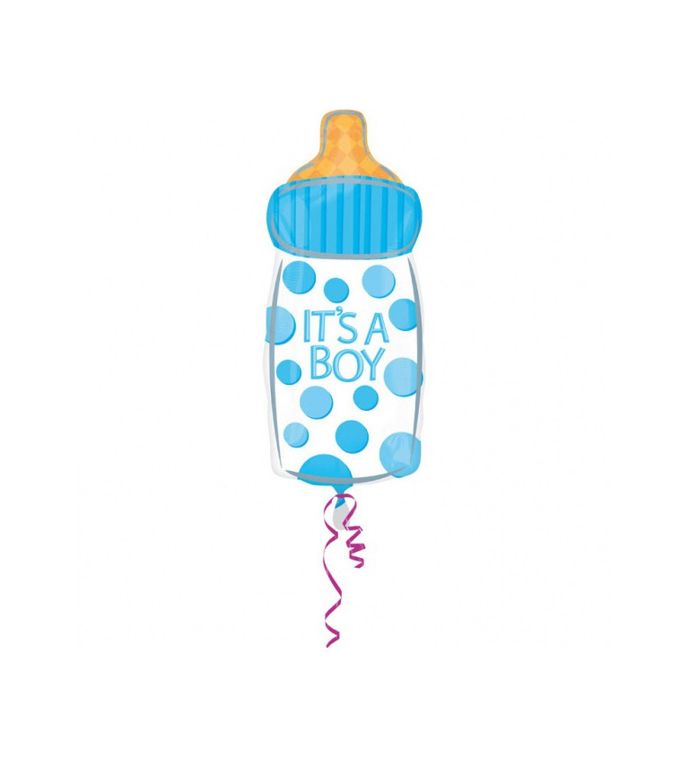Fóliový balónek lahvička It's a Boy