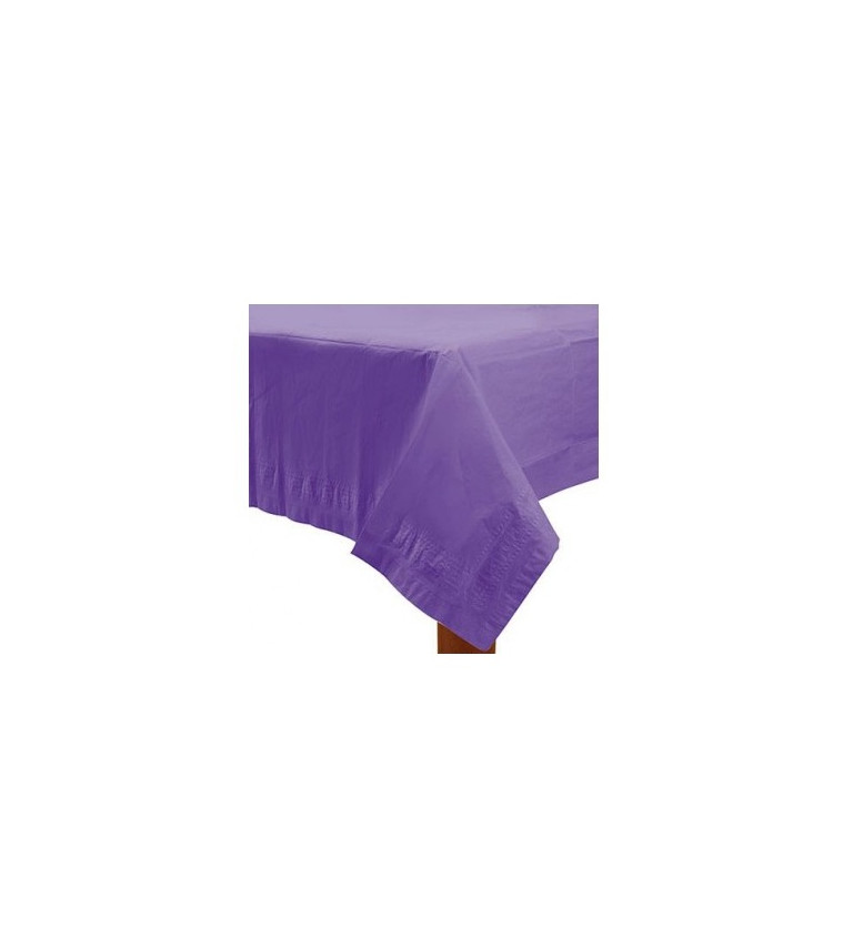 Papírový ubrus - fialová barva