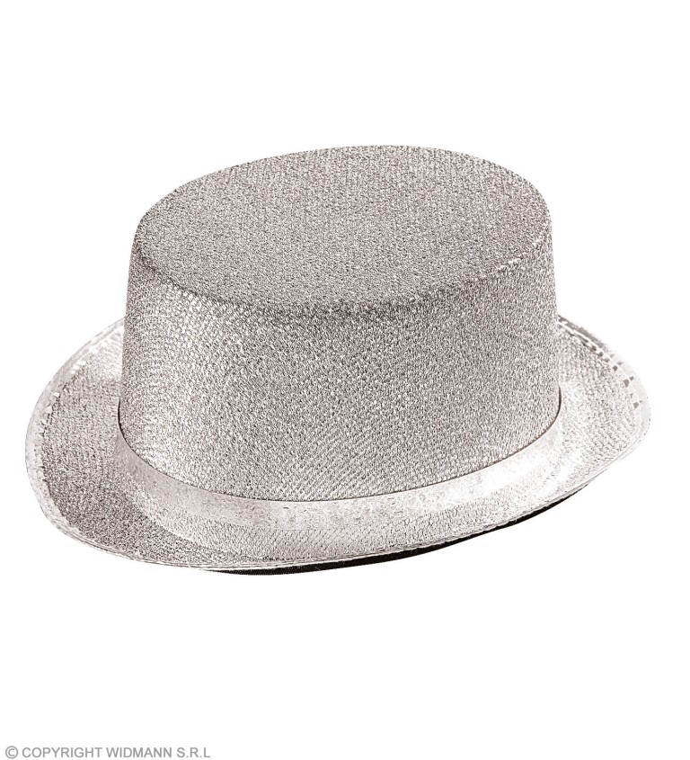 Párty klobouk - stříbrný