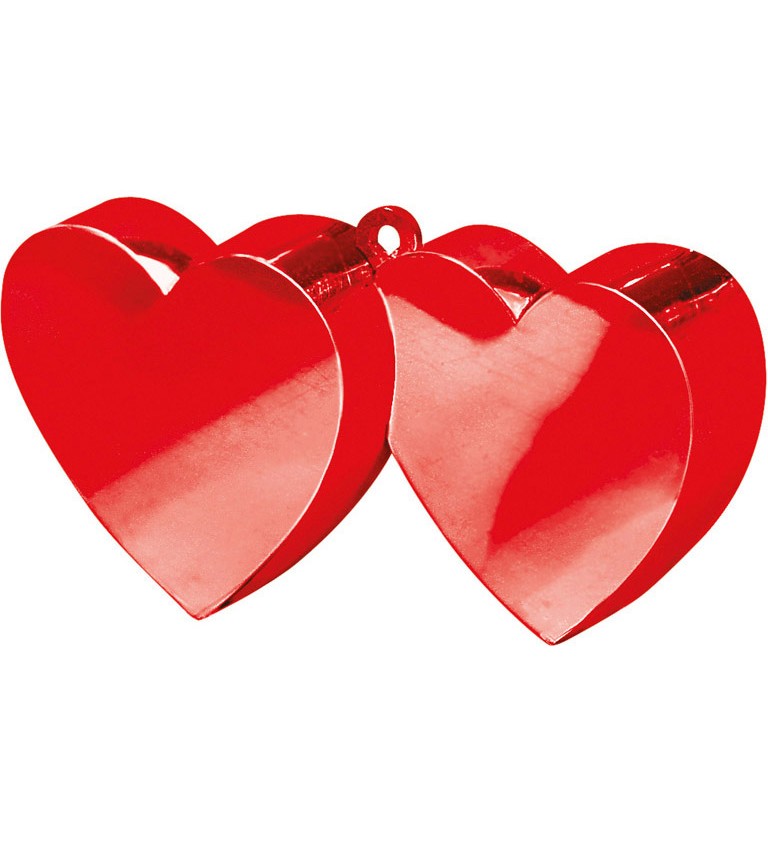 Balónkové závaží - červená srdce