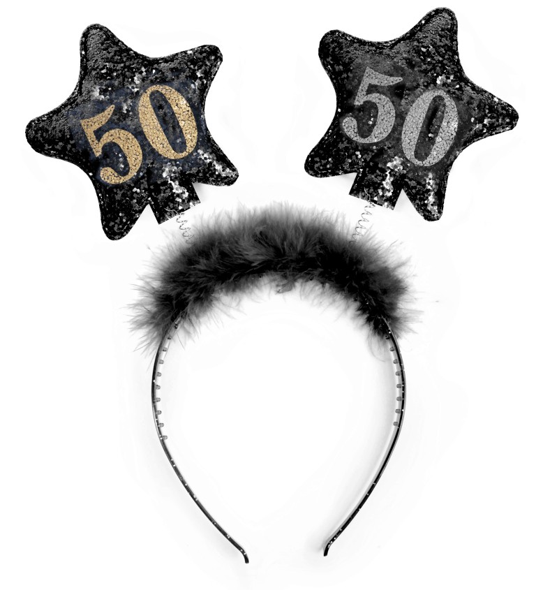 Narozeninová čelenka - 50 let