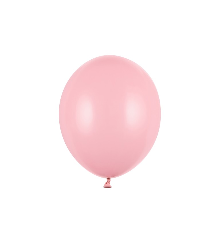 Balónek pastelový - světle růžová - 10 ks