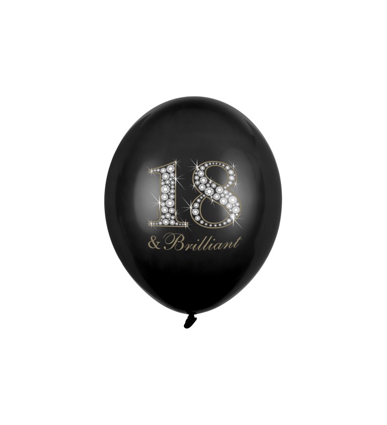 Černý balónek - číslo 18