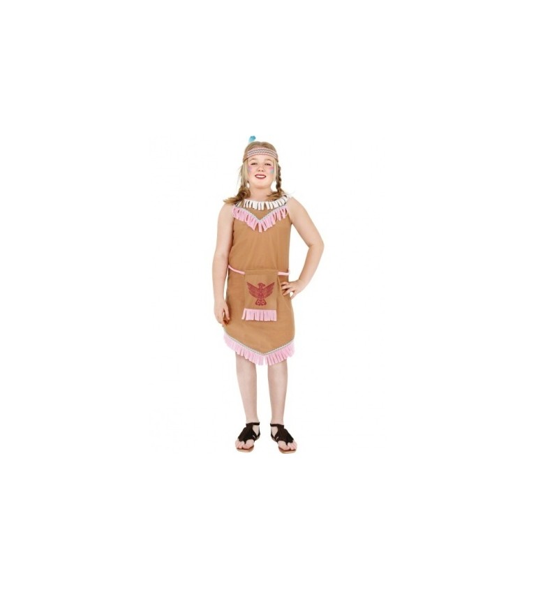 Dětský kostým pro dívky - Indiánka I