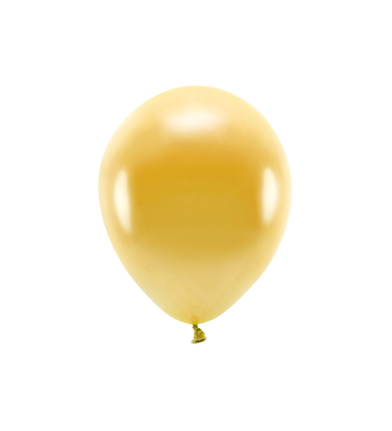 Eko balónky metalické zlaté