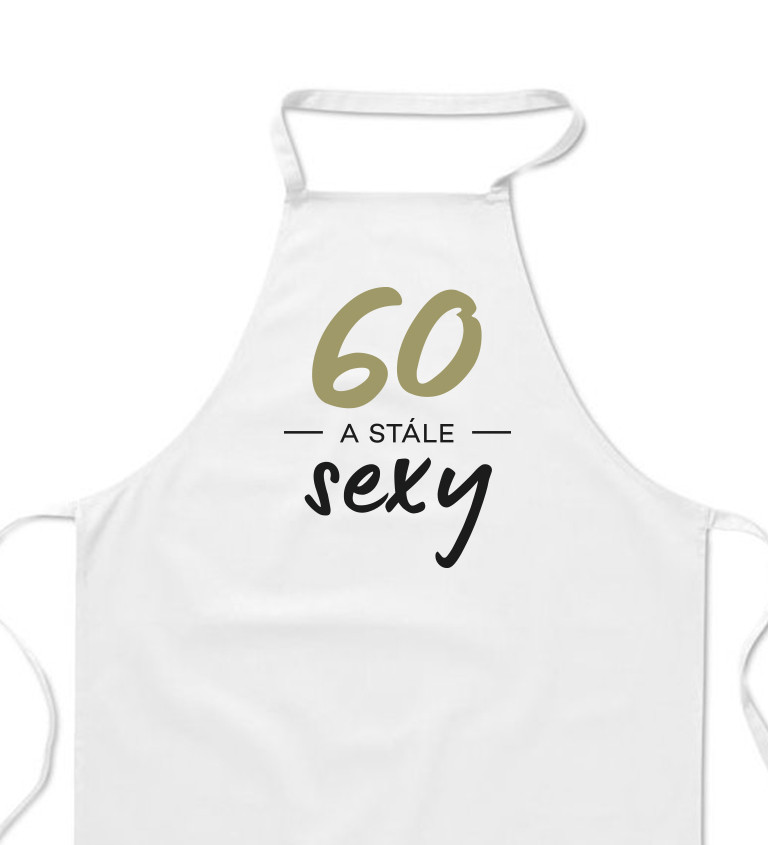 Zástěra bílá - 60 a stále sexy