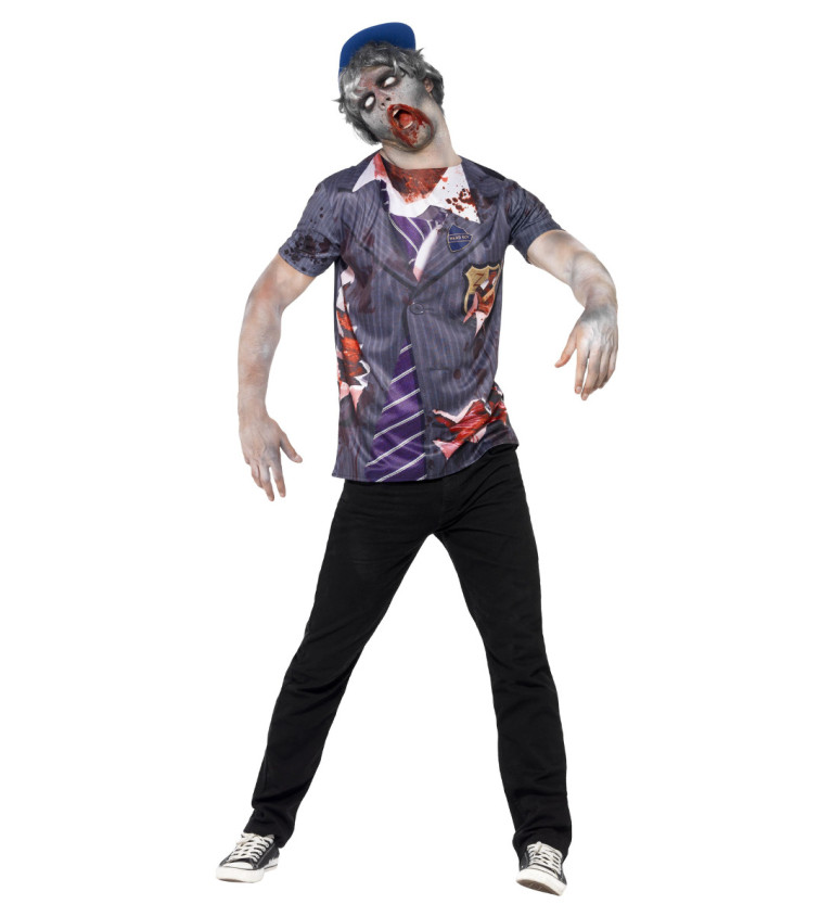 Pánský kostým student zombie