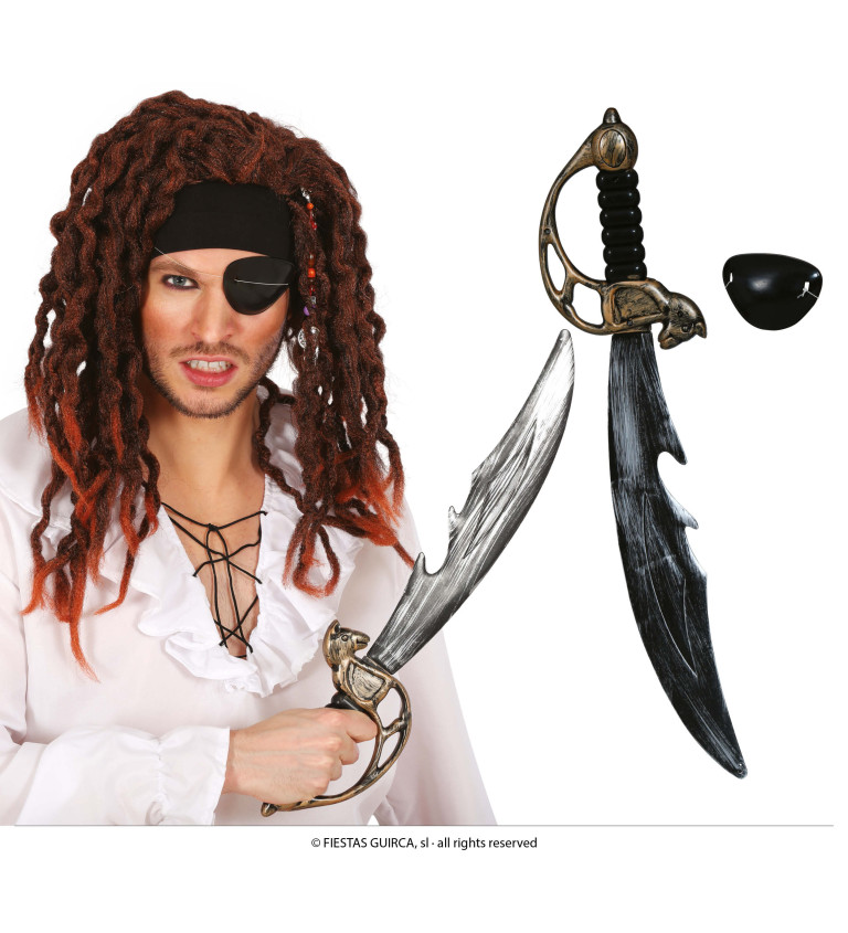 Pirátský meč a klapka