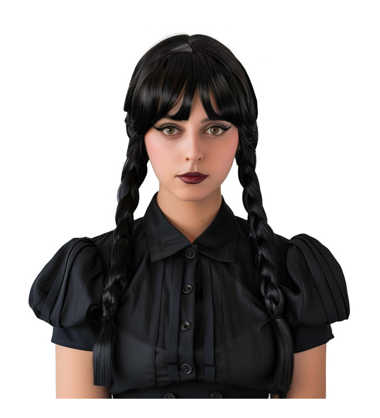 Paruka - s copy, černá