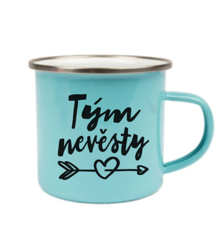 Plecháček modrý Tým - nevěsty šipka