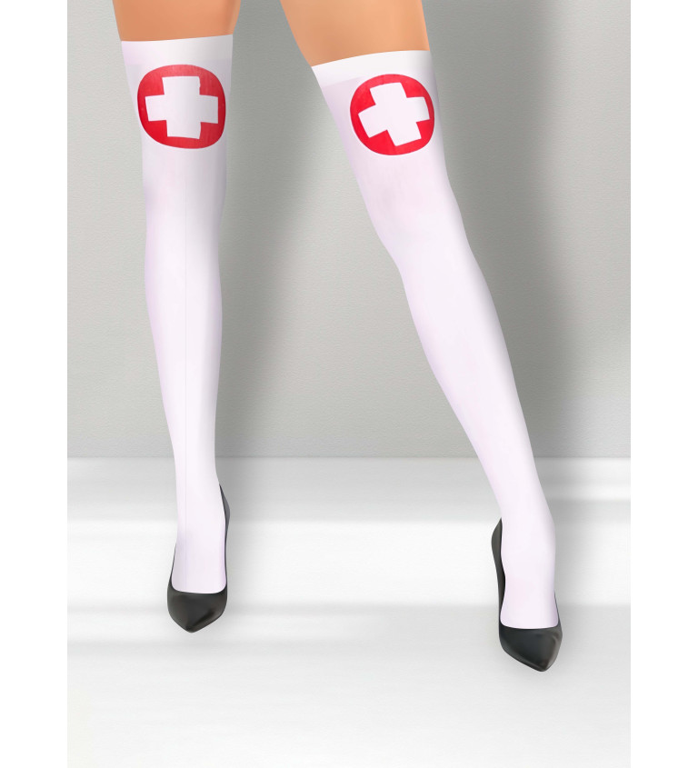 Punčochy s potiskem - zdravotnice