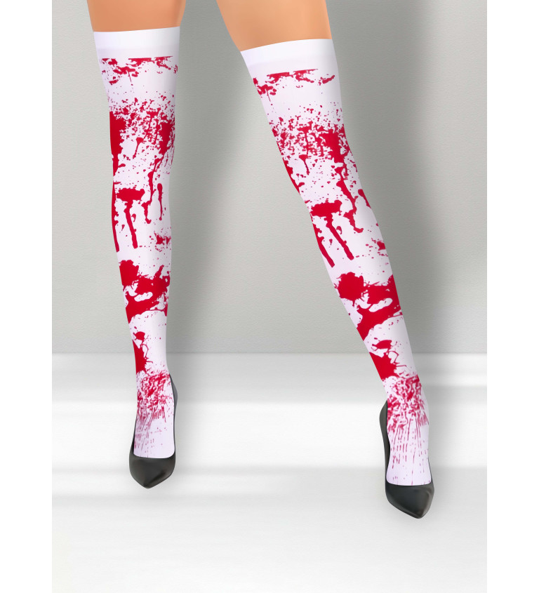 Punčochy s potiskem - krve