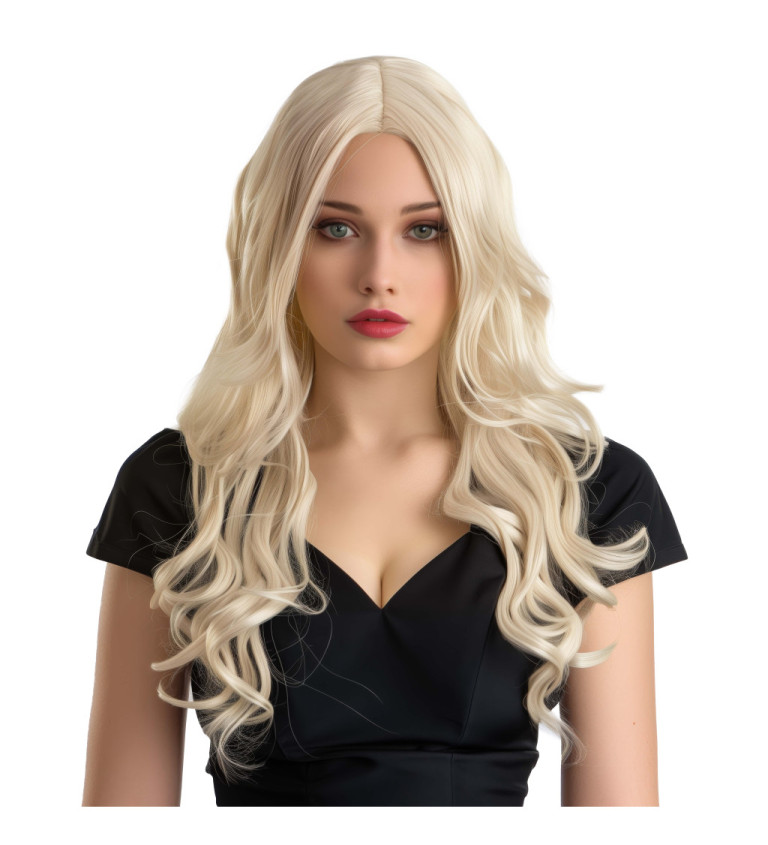 Paruka - vlnitá Hollywood, blond