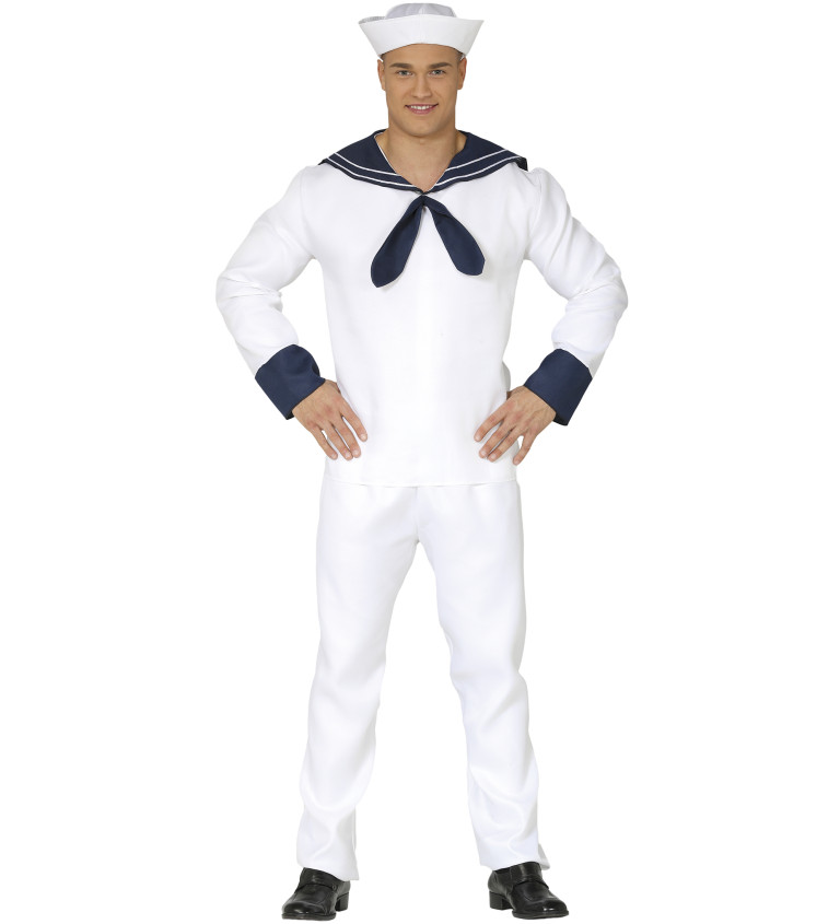 Pánský kostým - Námořník v bílém