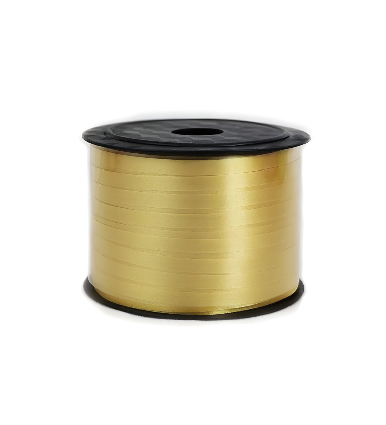 Stuha na balónky - Zlatá