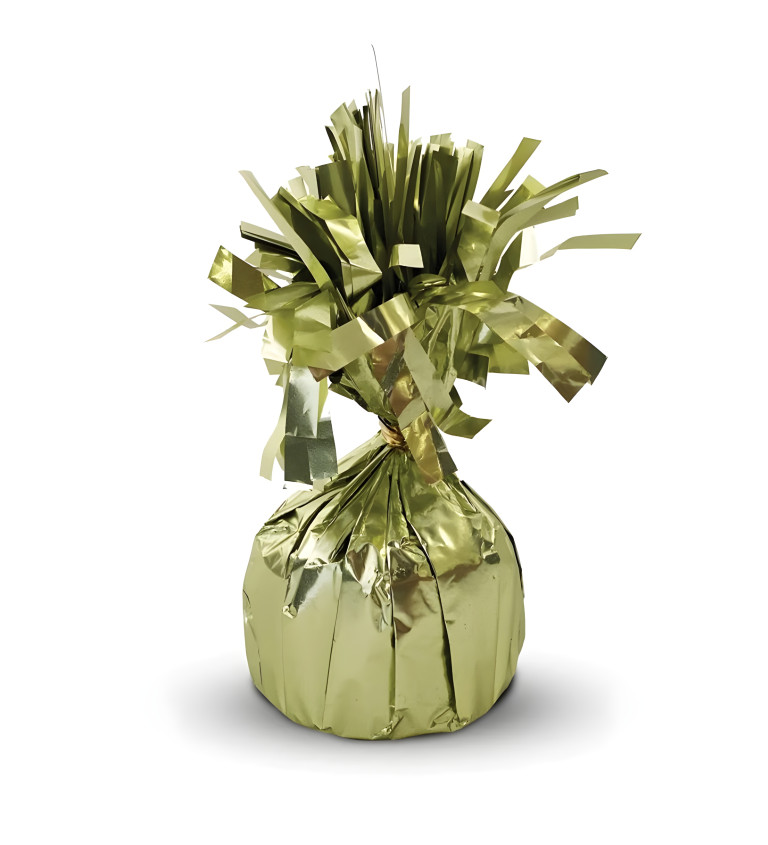 Těžítko na balonky - Metalickky zelené