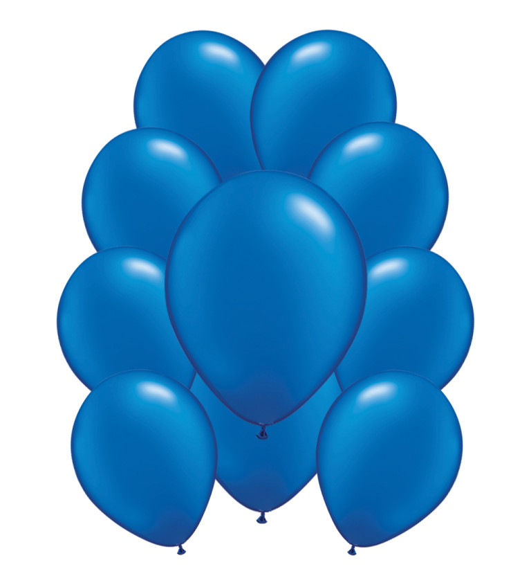 Latexové balónky pastelové - Matně modré