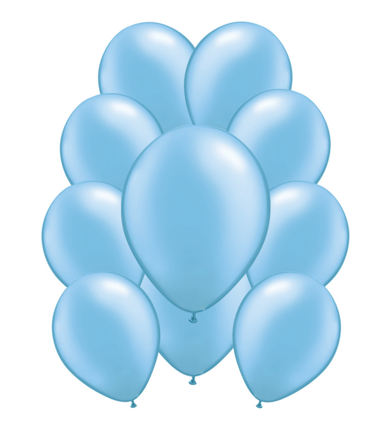 Latexové balónky pastelové - Baby modré