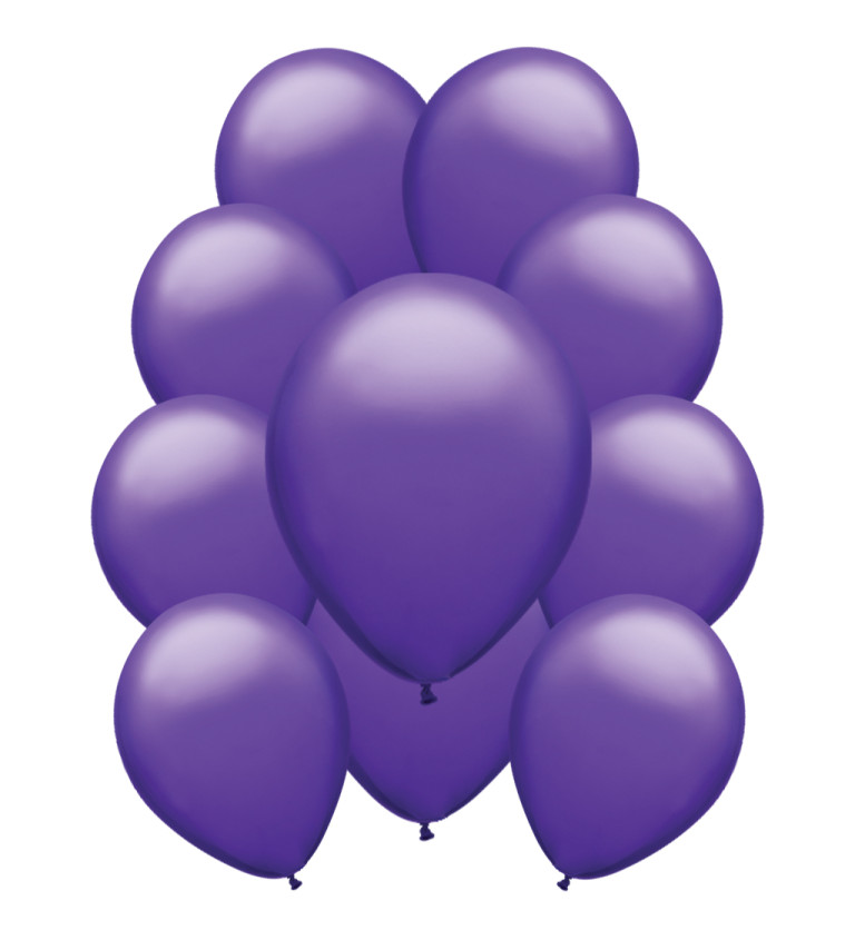 Latexové balónky pastelové - Tmavě fialové