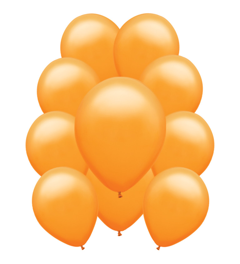 Latexové balónky pastelové - Oranžové