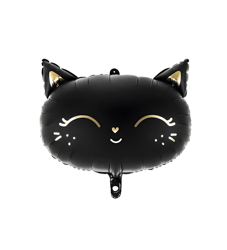 Fóliový balónek - Černá kočka