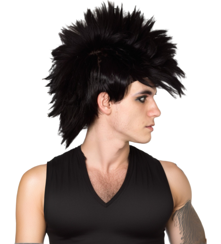 Paruka - číro, černá