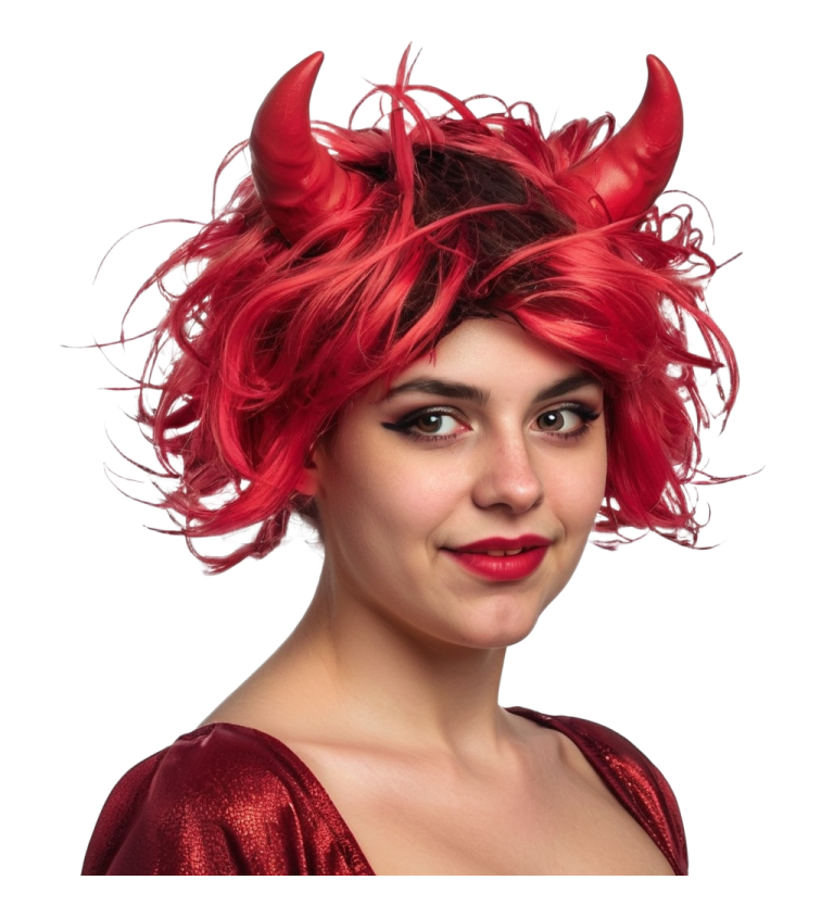 Paruka - ďáblice s rohy