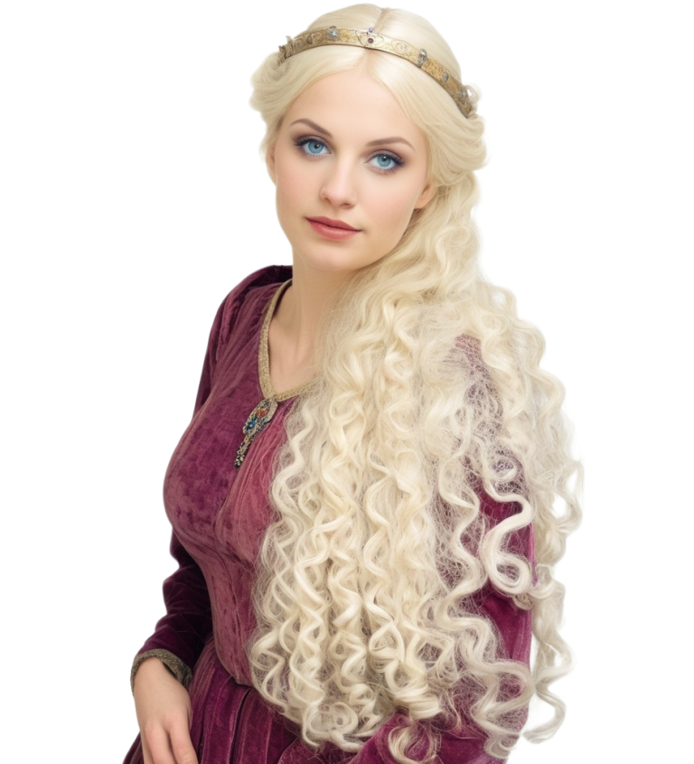 Paruka - středověká královna