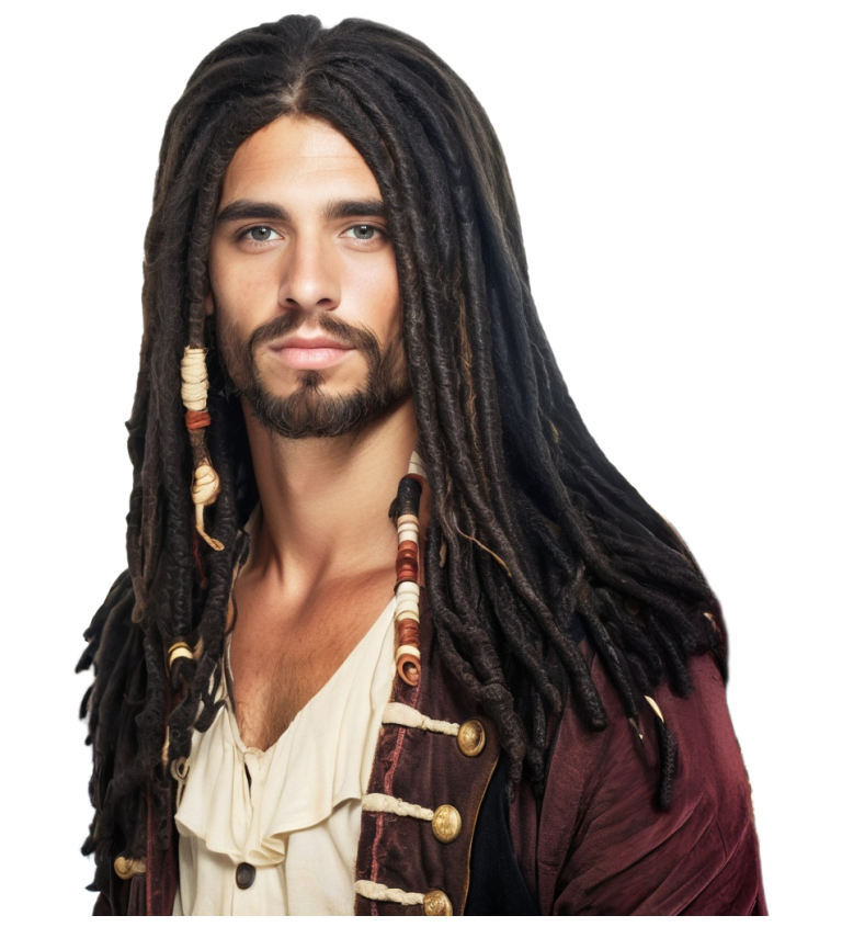 Paruka - pirát s dredy