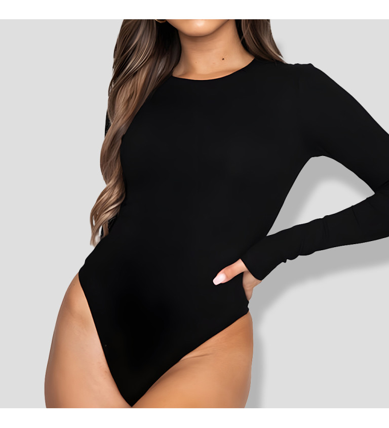 Body - dlouhé rukávy černá