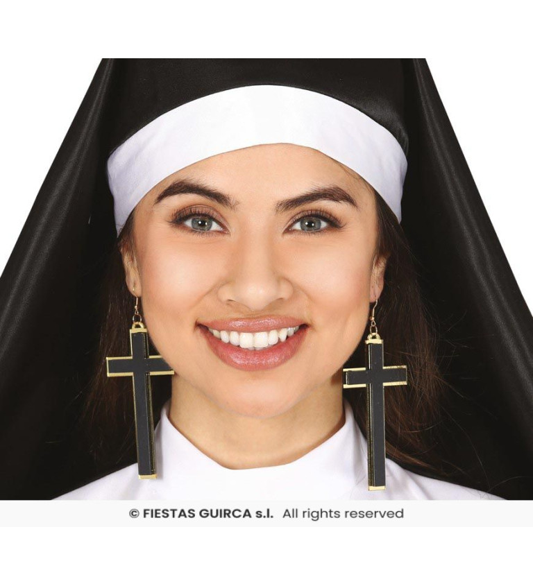 Naušnice - s křížky