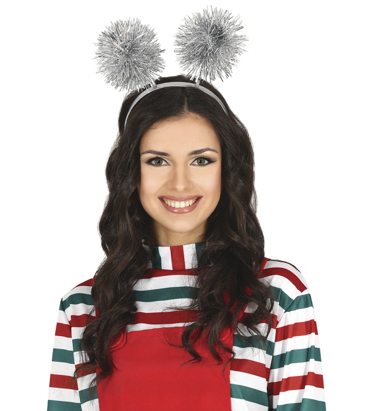 Čelenka - třásněmi stříbrná