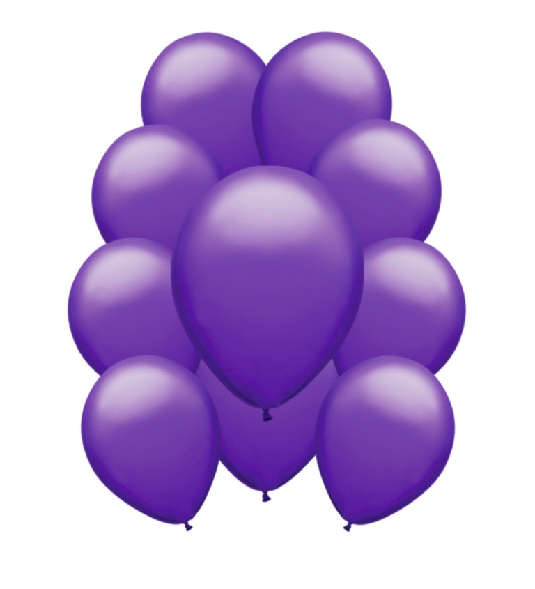 Latexové balónky pastelové - Tmavě fialové
