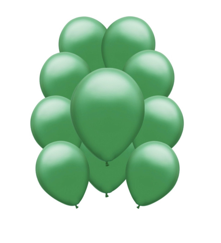 Latexové balónky pastelové - Tmavě zelené